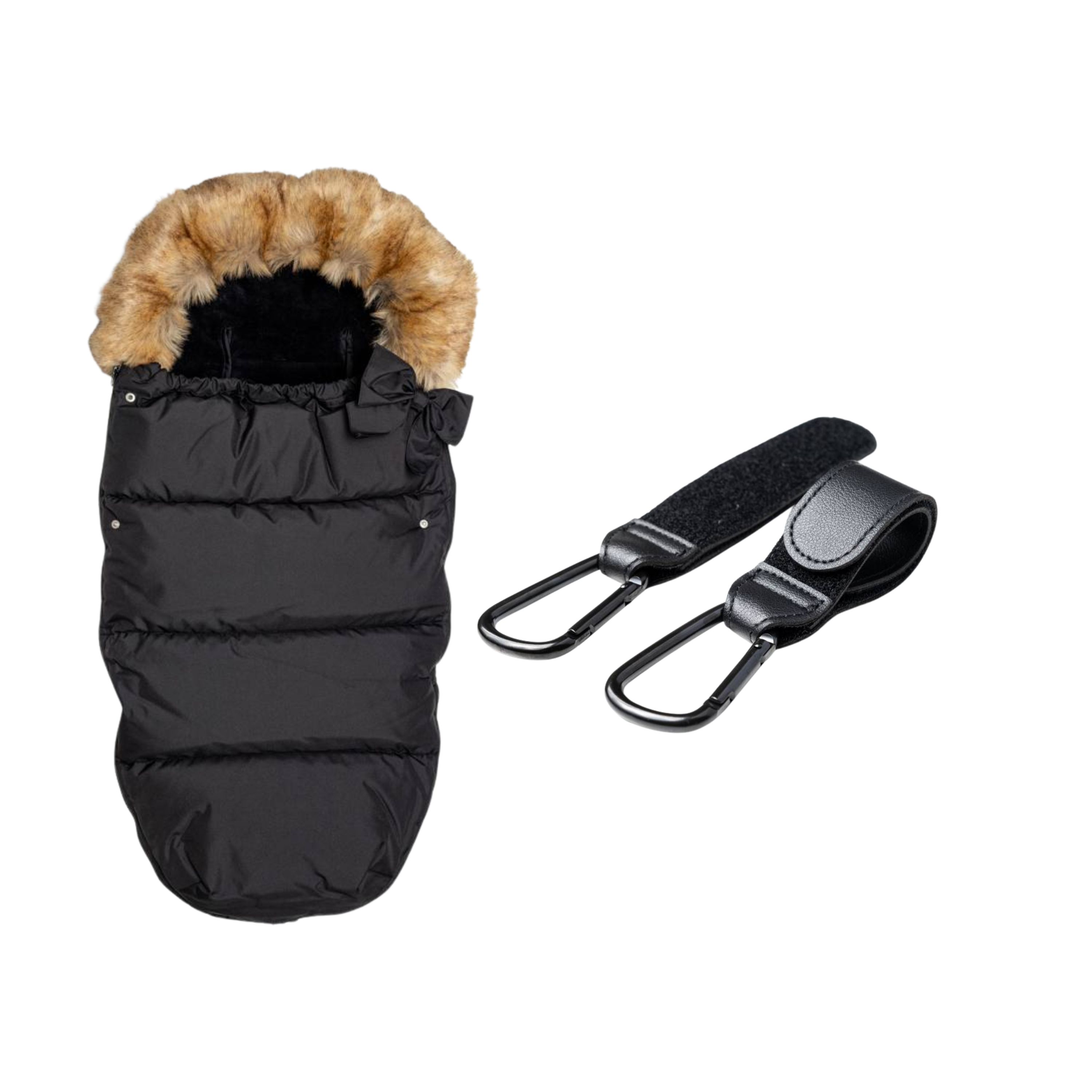 Set Mamaleto Zimný fusak 4v1, Mamaleto Držiaky na tašku Čierna